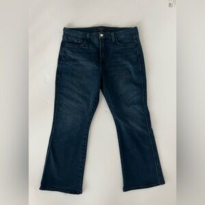 JEN 7 (by 7 for all mankind) Cropped Kick Jeans Size 14